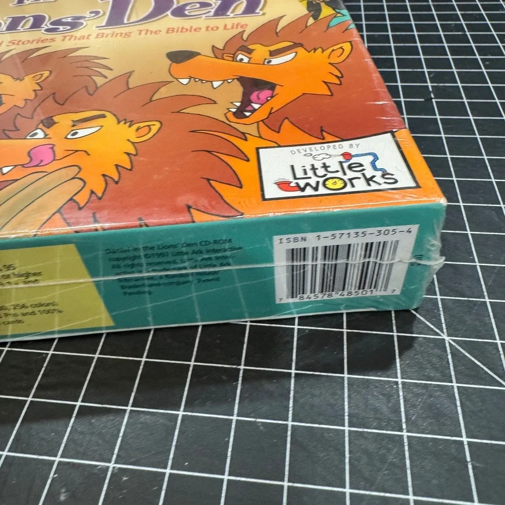 Little Ark Daniel in the Lions Den PC Mac CD-ROM 1997 Bible Story New Sealed